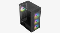 AeroCool Geh Midi Falcon-G v2  MicroATX/ATX/MiniITX (B/TG)
