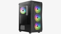 AeroCool Geh Midi Falcon-G v2  MicroATX/ATX/MiniITX (B/TG)