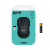 Logitech Wireless Mouse M220 silent anthracite retail