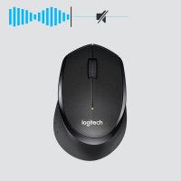 Logitech Wireless Mouse M330 silent plus black retail