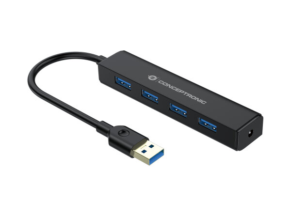 CONCEPTRONIC 4-Port Hub USB-A3.0->4xA3.0          o.Netz. sw