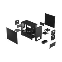 Fractal Design Pop Mini Silent 36.5l Black Solid Edition schallgedämmt