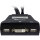 Inter-Tech KVM Switch LS-21DA DVI, 2 Port, Kunststoff