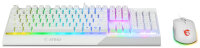 MSI Vigor GK-30 Combo Gaming Keyboard WHITE