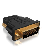 Adapter IcyBox DVI-D (24+1) zu HDMI retail