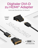 Adapter IcyBox DVI-D (24+1) zu HDMI retail