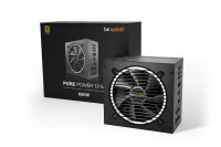 650 Watt be quiet! PurePower 12 M ATX 3.0 Netzteil vollmodular 80 PLUS Gold 650W schwarz