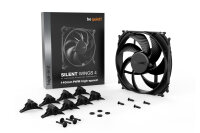be quiet! SilentWings 4 PWM High-Speed 140mm Lüfter 14cm Case Fan schwarz