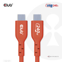 Club3D Kabel   USB 2   Typ C  PD 240W / 480Mb       4m St/St retail
