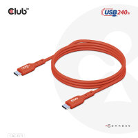 Club3D Kabel   USB 2   Typ C  PD 240W / 480Mb       4m St/St retail