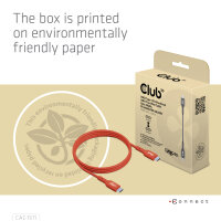 Club3D Kabel   USB 2   Typ C  PD 240W / 480Mb       1m St/St retail