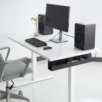 Logilink Kabelsmanagementsystem m.Untertischmontage, schwarz