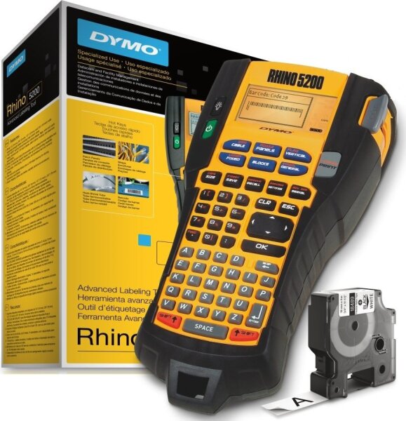 DYMO Rhino        5200 6/9/12/19mm Rhino-Bänder ABC