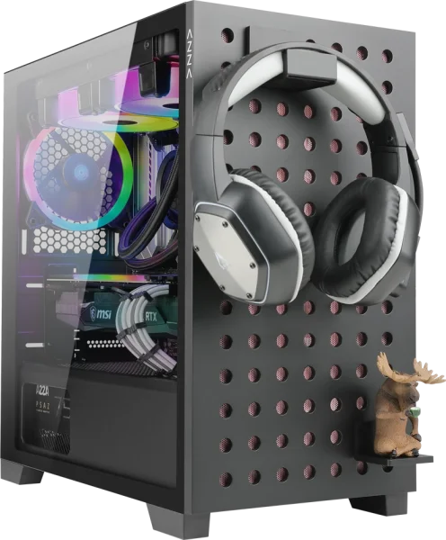 AZZA Geh mATX Elise 140 tempered Glass ARGB 2xUSB3.0