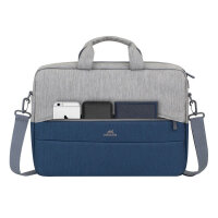 Riva NB Tasche   Prater        15,6"      grau/blau    7532