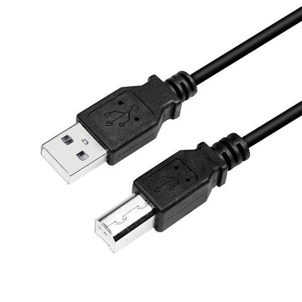 LogiLink USB2.0 A/B 3m schwarz