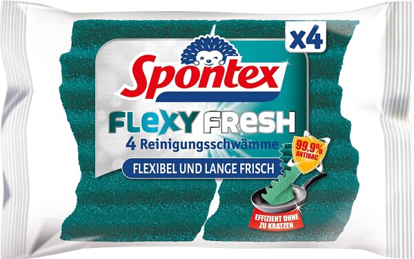 Spontex Reinigungsschwamm Flexy Fresh 4er Pack