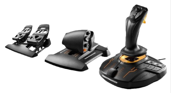 Thrustmaster T-16000M FCS Flight Pack Schwarz USB Joystick Analog / Digital MAC, PC