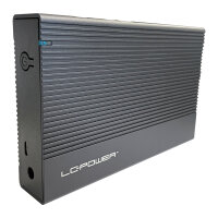 LC-Power LC-25U3-C 2.5" SATA 6Gb/s Aluminiumgehäuse USB-C 3.1 schwarz