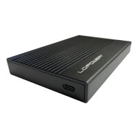 LC-Power LC-25U3-C 2.5" SATA 6Gb/s Aluminiumgehäuse USB-C 3.1 schwarz