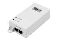 Allnet PoE Injektor Gigabit PoE & PoE+ (15.4W/30W) weiß