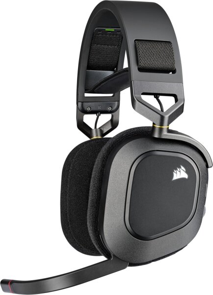 Corsair HS80 RGB Wireless Carbon Headset USB-C Aufladung 116dB schwarz