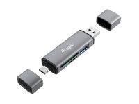 Equip Kartenleser USB-A3.0/USB-C3.2/MicroSD/SD/        5Gbps