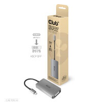 Club3D Adapter USB 3.2 Typ C > DVI-D  HDCP Off   aktiv...