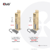 Club3D Adapter USB 3.2 Typ C > DVI-D  HDCP Off   aktiv St/Bu retail