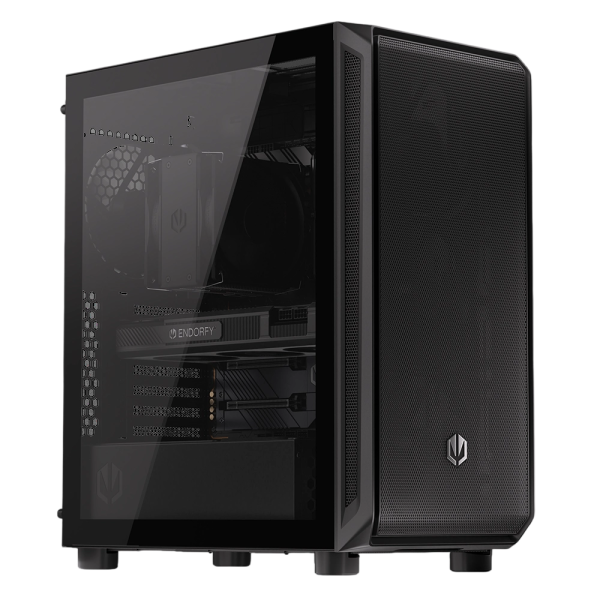 Endorfy Ventum 200 Air 35.45l Volumen Glasfenster Black Edition