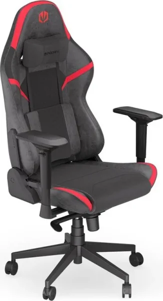 Endorfy Scrim RD Gaming Chair bis 120kg 40-54cm Sitzbreite schwarz/rot