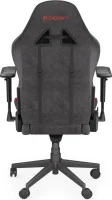 Endorfy Scrim RD Gaming Chair Stoff/Kunstleder,schwarz/rot, bis 120kg,40-54cm Sitzbreite
