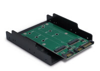 Inter-Tech Trägerrahmen KT005B PCI 3,5" 2xSATA...