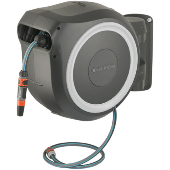 Gardena Wand-Schlauchbox RollUp L, 30 m, weiß