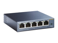 TP-Link TL-SG105 5-Port RJ45 10/100/1000Mbps Switch Metall Gehäuse