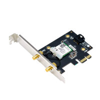 ASUS PCE-AXE5400 PCIe x1 Tri-Band Bluetooth 5.2 WPA3 WLAN...