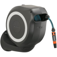 Gardena Wand-Schlauchbox RollUp M, 20 m, weiß