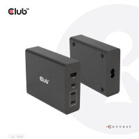 Club3D Ladegerät   3xUSB Typ C, 1xUSB Typ A, PD...