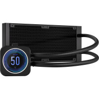 Corsair iCUE H100i Elite LCD XT Black Edition 240mm Wasserkühlung LED-Steuerung 2x 120mm Lüfter schwarz