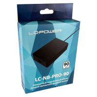 LC-Power Universal Notebook Netzteil 90W NB schwarz