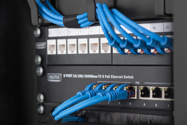 DIGITUS Wandgehäuse 254 mm (10") - 312x300 mm (BxT),schwarz