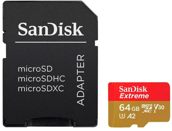 SanDisk Extreme PLUS 64 GB MicroSDXC Klasse 10