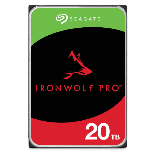 20TB Seagate IronWolf Pro NAS 3.5" SATA 6Gb/s + Rescue CMR 7200 256MB Dauerbetrieb