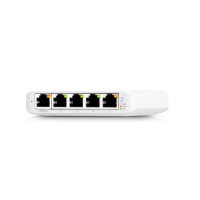 Ubiquiti UniFiSwitch Flex Mini Desktop Gigabit Smart Switch 5 Port 5xRJ45 PoE PD 3er Pack Set 3 Stück weiß