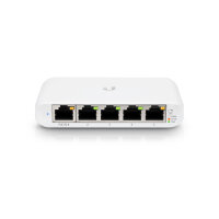 Ubiquiti UniFiSwitch Flex Mini Desktop Gigabit Smart Switch 5 Port 5xRJ45 PoE PD 3er Pack Set 3 Stück weiß