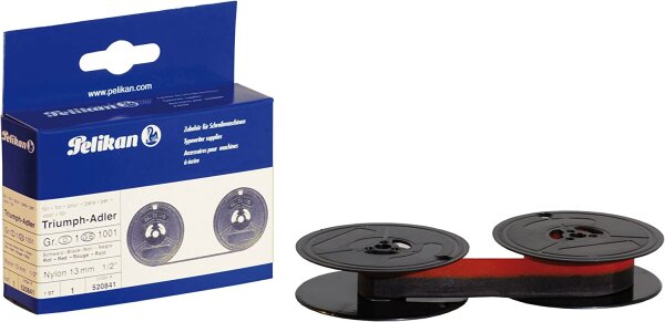 Pelikan Farbband für Triumph-Adler 1D schwarz/rot