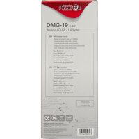 Inter-Tech Wi-Fi 5 USB Adapter DMG-19 6dBi Ant. 650Mbps  V2
