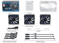 Seasonic Lüfter MagFlow 1225PWM 120*120*120 3-Fan Kit