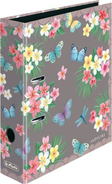 Herlitz Ordner maX.file A4 8cm Ladylike Butrfl.