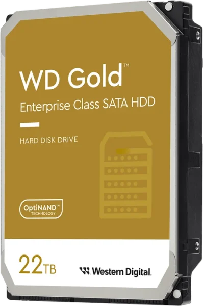 22TB WD Gold WD221KRYZ 512e